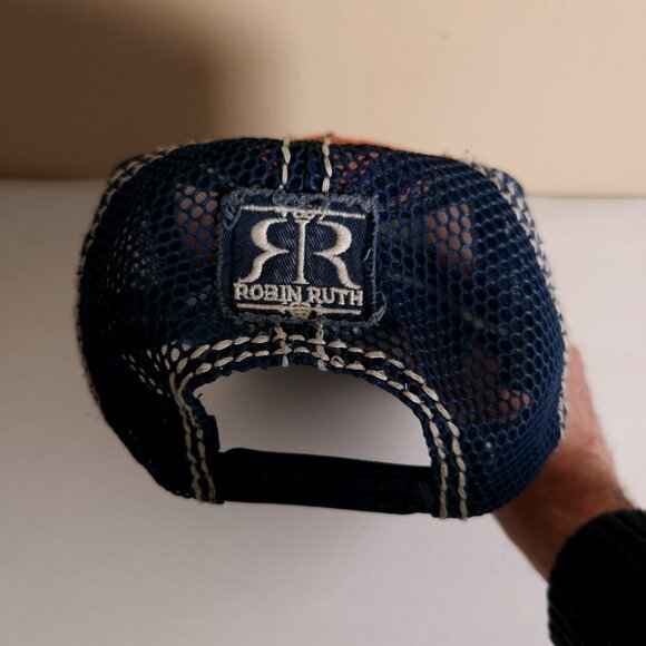 Robin Ruth Myrtle Beach Cap Distressed Mesh Snapback Adjustable Hat Embroidered - Picture 4 of 13